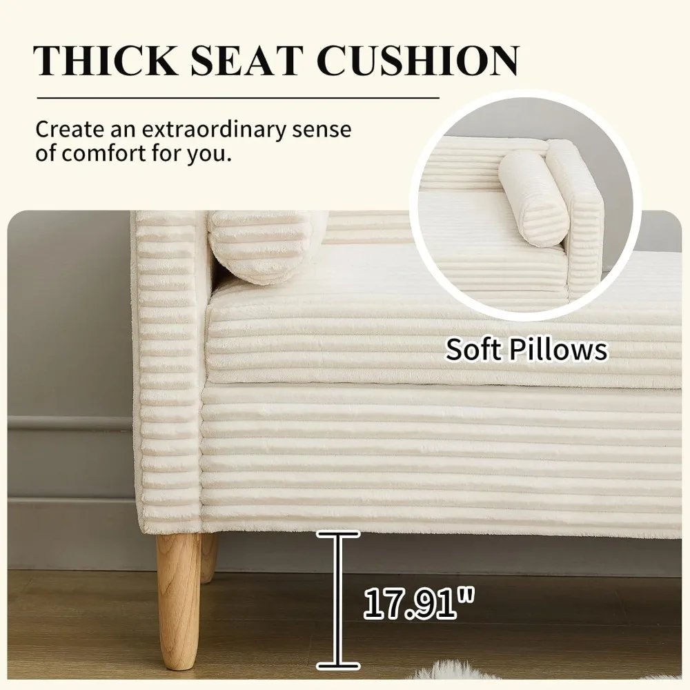 with Wood Leg, End of Bed Benc - Bedroom Furniture review and price