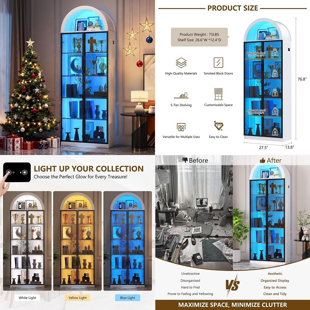 Display Cabinet with Doors and - Storage review and price