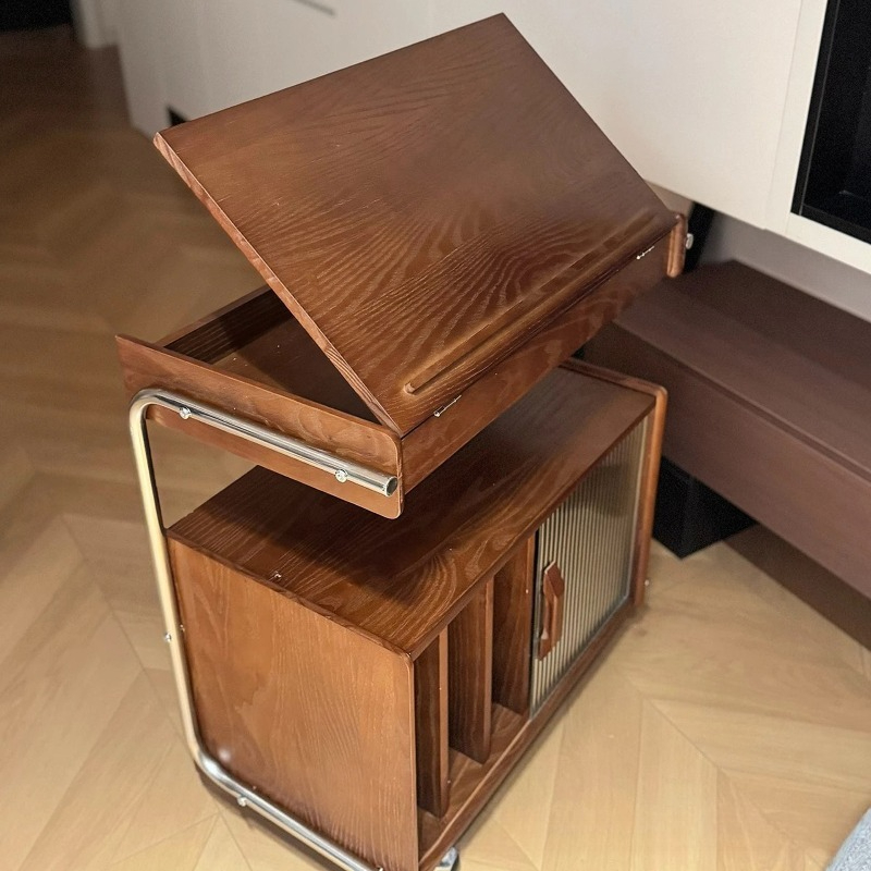 Medieval bedside table movable - Tables review and price