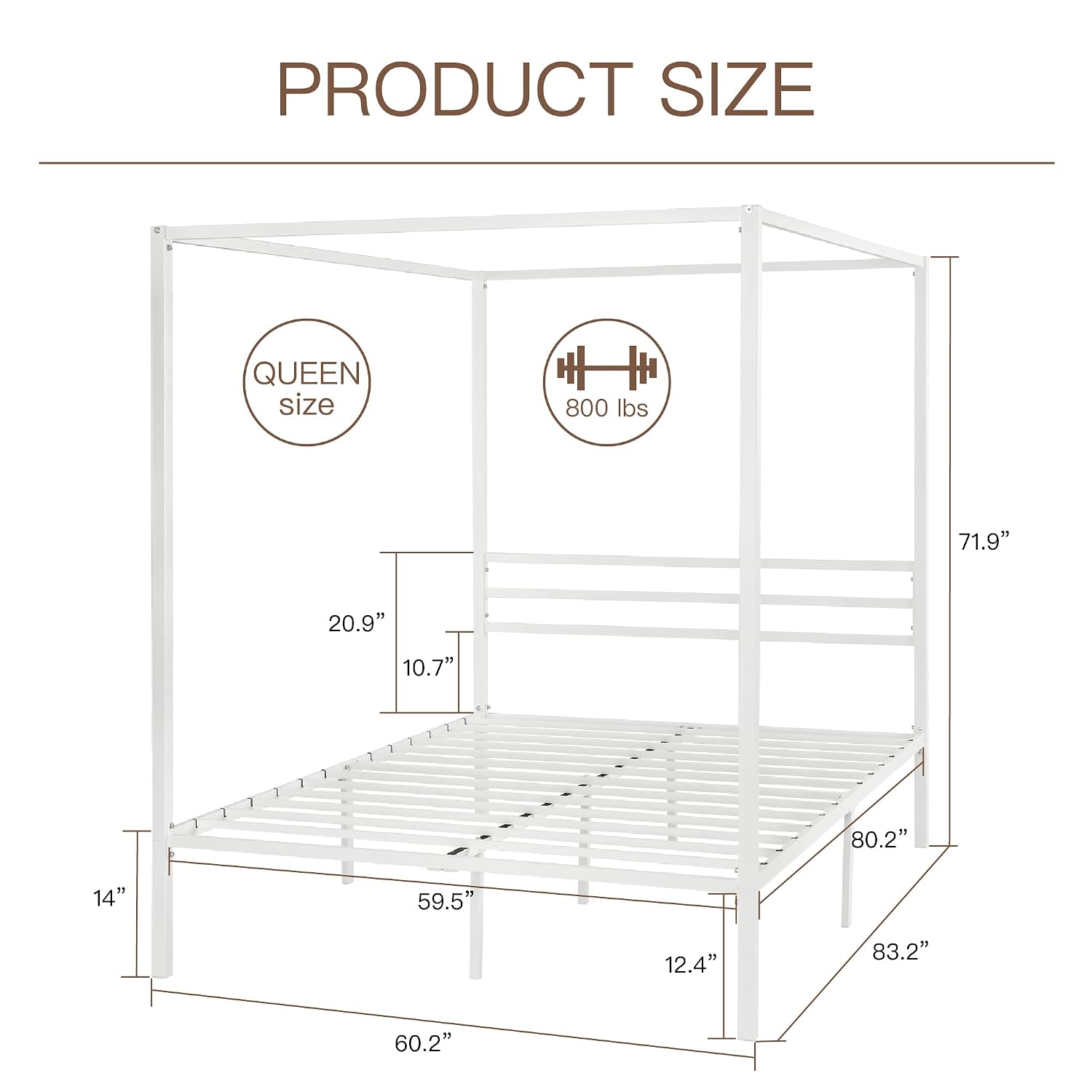 Metal Canopy Bed Frame Queen S - Canopy Bed Frame Metal Queen review and price