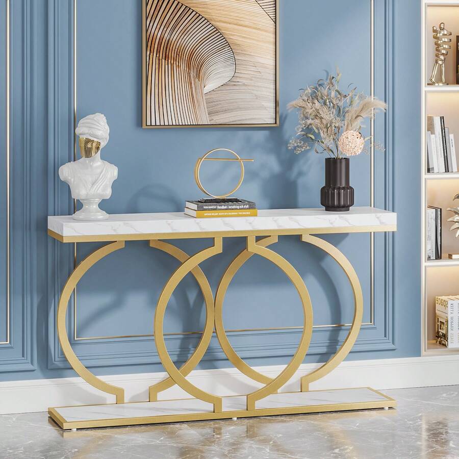 Inch Modern Gold Console Table - Tables review and price