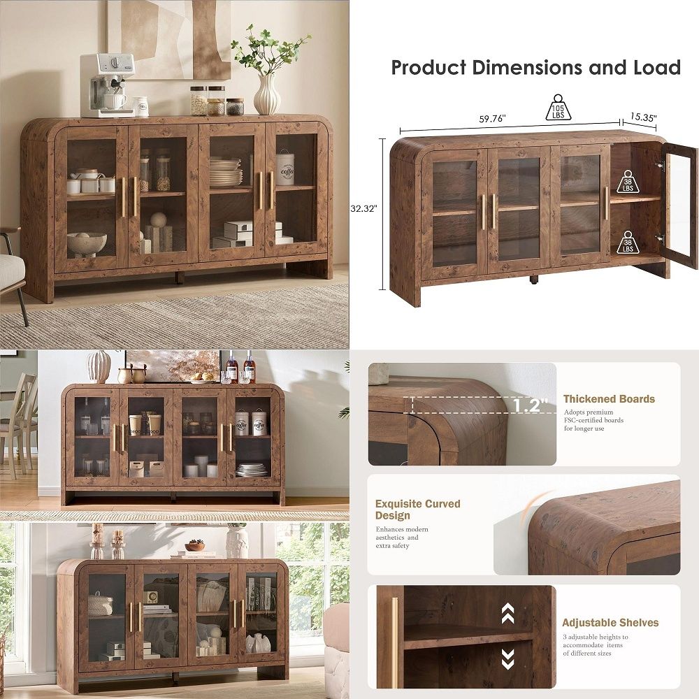 Sideboard Buffet Cabinet with  - Tables review and price