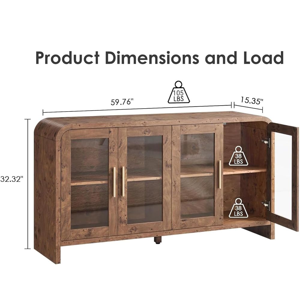 Sideboard Buffet Cabinet with  - Tables review and price