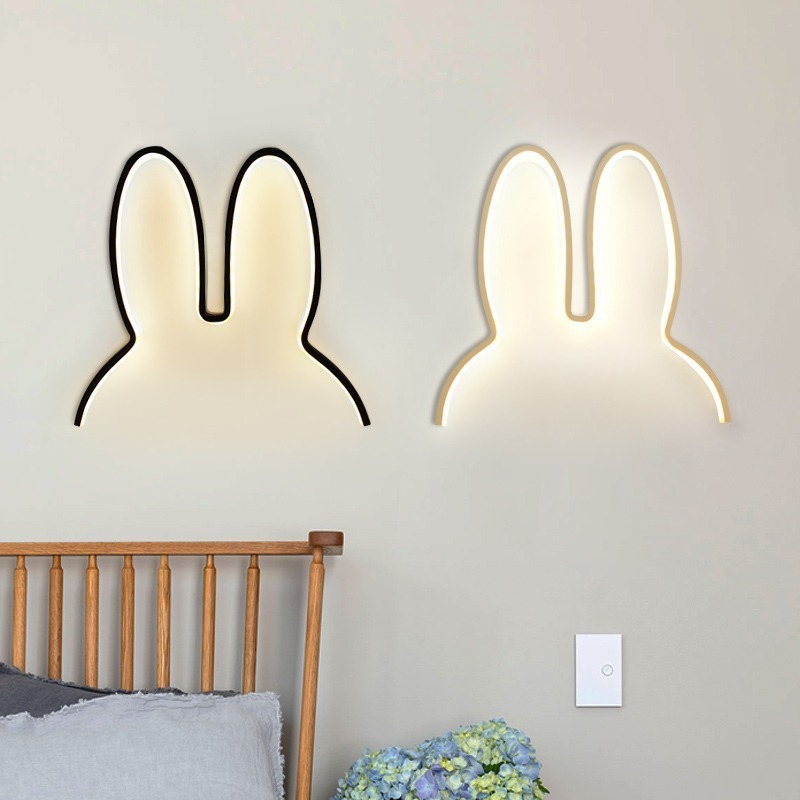 Cute Led Rabbit Wall Lights US - Floating Nightstand With Led Light review and price