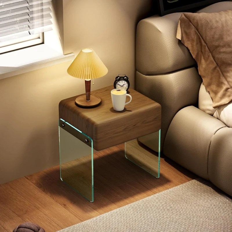Nightstand Drawer Bedside Side - Solid Wood Nightstand 2 Drawers review and price
