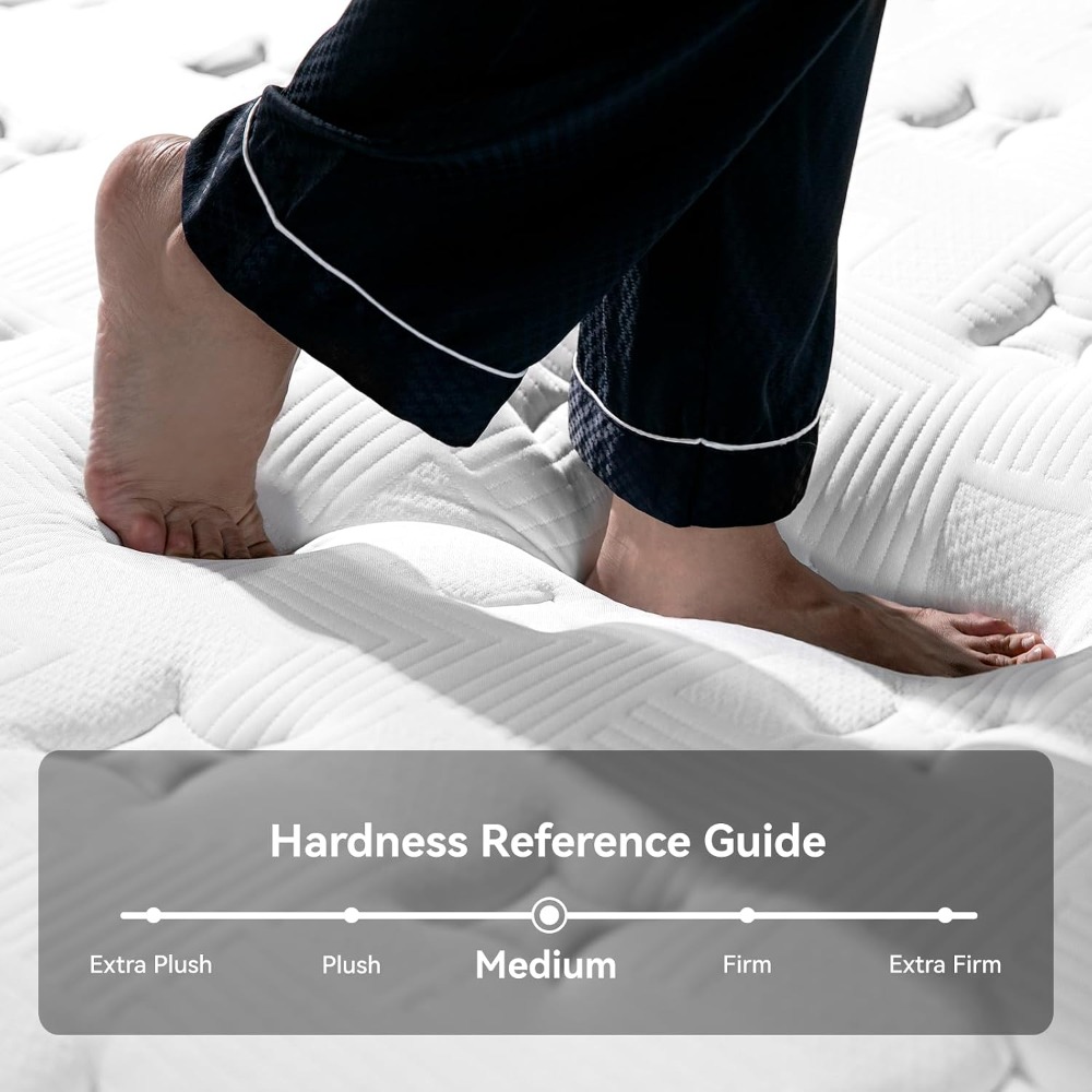 Queen Mattress, 12 Inch Hybrid - Memory Foam Mattress In A Box Queen review and price
