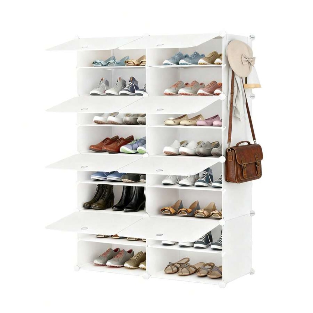 8 Layer Shoe Storage Cabinet w - Shoe Rack Cabinet Narrow Entryway review and price