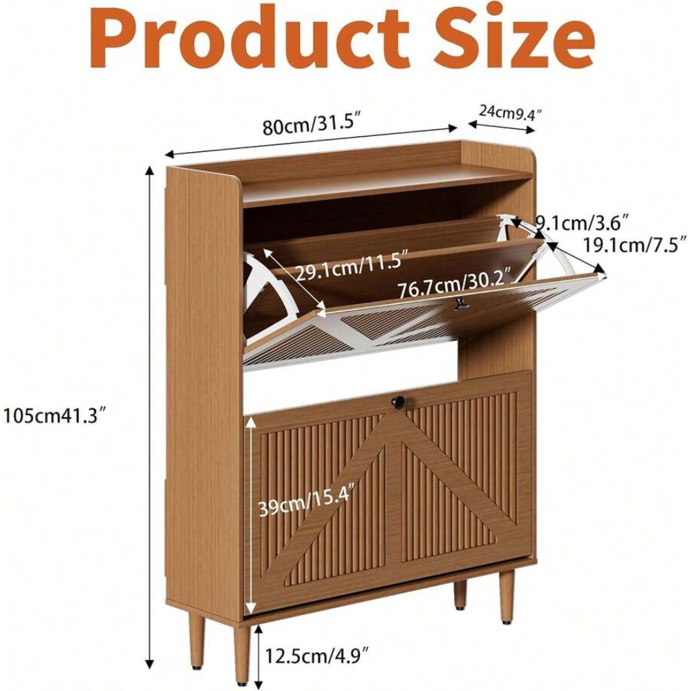 2 Door Narrow Shoe Storage Cab - Shoe Rack Cabinet Narrow Entryway review and price