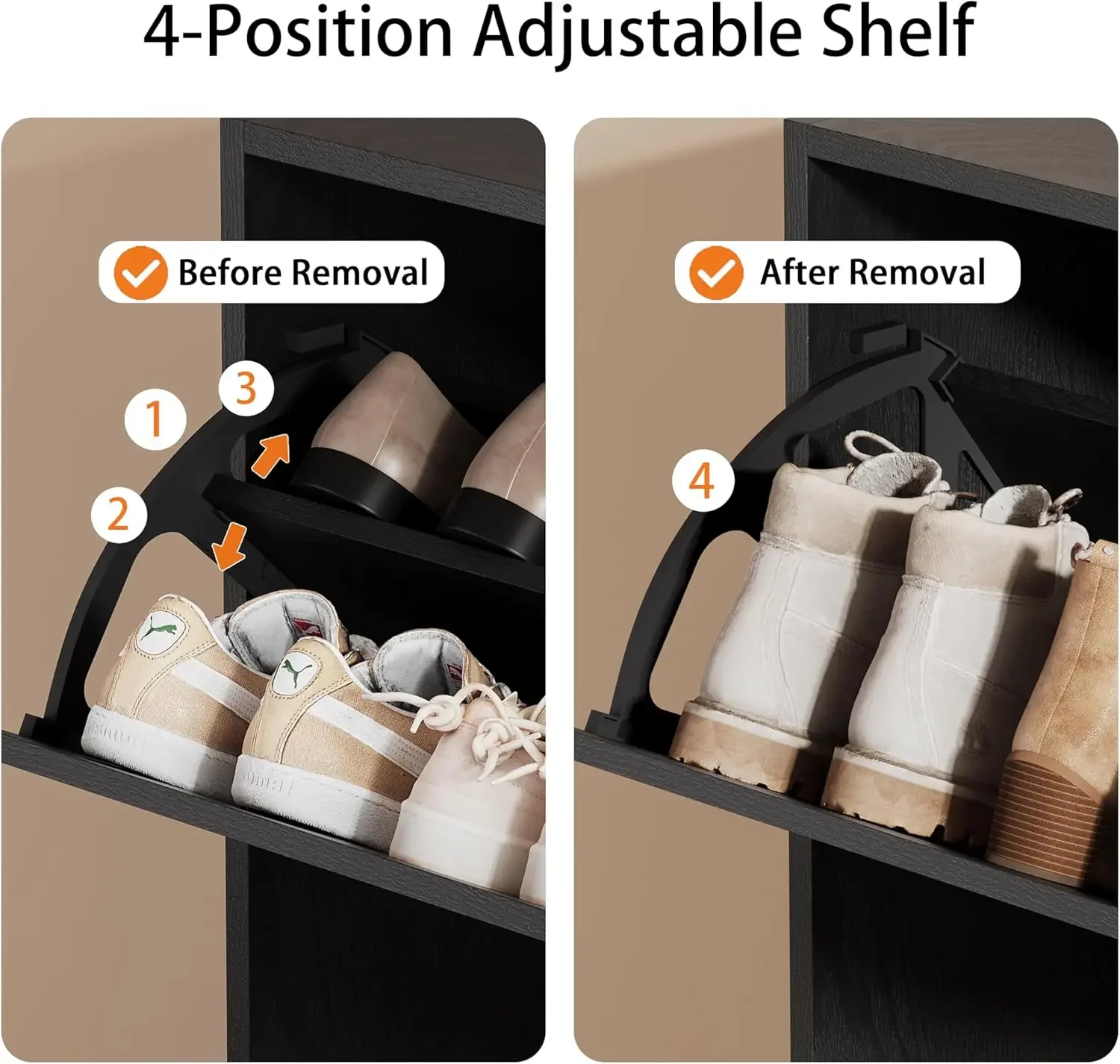 Shoe Storage Cabinet, Wood Sho - Shoe Rack Cabinet Narrow Entryway review and price