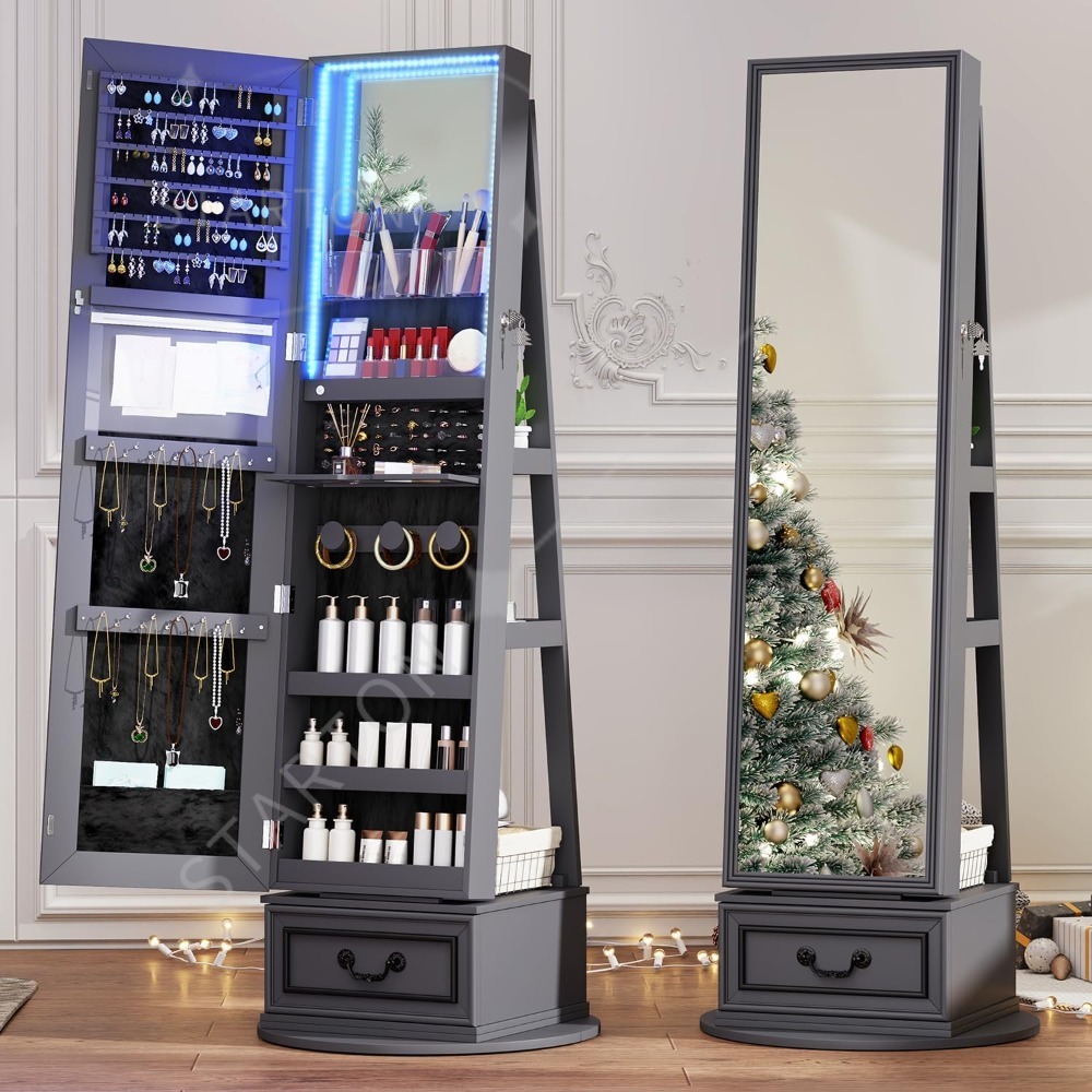 Mirror Jewelry Cabinet Standin - Full Length Mirror Jewelry Armoire review and price