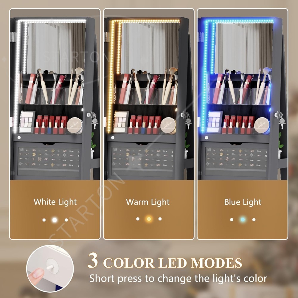 Mirror Jewelry Cabinet Standin - Full Length Mirror Jewelry Armoire review and price